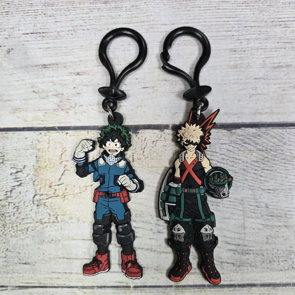 My Hero Academia Bakugo Hero Izuku Acrylic Anime Keychain Bundle Of 2 Lot